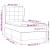 Pat box spring cu saltea, gri deschis, 90x200 cm, textil GartenMobel Dekor