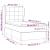 Pat box spring cu saltea, gri taupe, 90x200 cm, textil GartenMobel Dekor