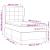 Pat box spring cu saltea, negru, 100x200 cm, textil GartenMobel Dekor