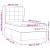 Pat box spring cu saltea, crem, 100x200 cm, textil GartenMobel Dekor