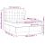 Pat box spring cu saltea, albastru, 140x200 cm, textil GartenMobel Dekor