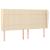 Pat box spring cu saltea, crem, 200x200 cm, textil GartenMobel Dekor