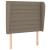 Pat box spring cu saltea, gri taupe, 90x190 cm, textil GartenMobel Dekor