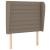 Pat box spring cu saltea, gri taupe, 90x200 cm, textil GartenMobel Dekor