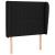 Pat box spring cu saltea, negru, 80x200 cm, textil GartenMobel Dekor
