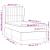 Pat box spring cu saltea, crem, 80x200 cm, textil GartenMobel Dekor