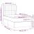 Pat box spring cu saltea, albastru, 80x200 cm, textil GartenMobel Dekor