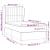 Pat box spring cu saltea, albastru, 90x190 cm, textil GartenMobel Dekor