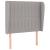 Pat box spring cu saltea, gri deschis, 90x200 cm, textil GartenMobel Dekor