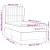 Pat box spring cu saltea, albastru, 100x200 cm, textil GartenMobel Dekor