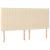 Pat box spring cu saltea, crem, 200x200 cm, textil GartenMobel Dekor