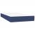 Pat box spring cu saltea, albastru, 200x200 cm, textil GartenMobel Dekor