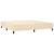 Pat box spring cu saltea, crem, 200x200 cm, textil GartenMobel Dekor