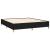 Pat box spring cu saltea, negru, 180x200 cm, catifea GartenMobel Dekor