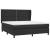 Pat box spring cu saltea, negru, 160x200 cm, piele ecologică GartenMobel Dekor