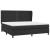 Pat box spring cu saltea, negru, 200x200 cm, piele ecologică GartenMobel Dekor
