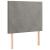 Pat continental cu saltea, gri deschis, 80x200 cm, catifea GartenMobel Dekor