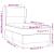 Pat box spring cu saltea, roz, 90x190 cm, catifea GartenMobel Dekor