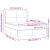 Pat box spring cu saltea, gri deschis, 140x190 cm, catifea GartenMobel Dekor
