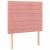 Pat box spring cu saltea, roz, 90x200 cm, catifea GartenMobel Dekor