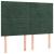 Pat box spring cu saltea, verde închis, 140x190 cm, catifea GartenMobel Dekor