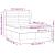Pat box spring cu saltea, roz, 140x200 cm, catifea GartenMobel Dekor