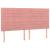 Pat box spring cu saltea, roz, 160x200 cm, catifea GartenMobel Dekor