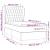 Pat box spring cu saltea, gri deschis, 100x200 cm, catifea GartenMobel Dekor