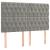 Pat box spring cu saltea, gri deschis, 160x200 cm, catifea GartenMobel Dekor