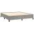 Pat box spring cu saltea, gri deschis, 180x200 cm, catifea GartenMobel Dekor
