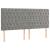 Pat box spring cu saltea, gri deschis, 200x200 cm, catifea GartenMobel Dekor