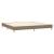 Pat box spring cu saltea, gri taupe, 200x200 cm, textil GartenMobel Dekor