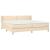 Pat box spring cu saltea, crem, 200x200 cm, textil GartenMobel Dekor