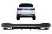 Difuzor Bara Spate cu Ornamente Evacuare Mercedes GLS Class X167 (2019-up) GLS63 Design Performance AutoTuning