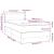 Pat box spring cu saltea, alb, 90x200 cm, piele ecologică GartenMobel Dekor