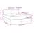 Pat box spring cu saltea, negru, 140x200 cm, piele ecologică GartenMobel Dekor