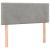 Pat box spring cu saltea, gri deschis, 90x190 cm, catifea GartenMobel Dekor