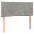 Pat box spring cu saltea, gri deschis, 90x200 cm, catifea GartenMobel Dekor