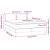 Pat box spring cu saltea, gri deschis, 140x190 cm, catifea GartenMobel Dekor