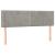Pat box spring cu saltea, gri deschis, 140x190 cm, catifea GartenMobel Dekor