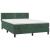 Pat box spring cu saltea, verde închis, 140x190 cm, catifea GartenMobel Dekor