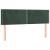 Pat box spring cu saltea, verde închis, 140x190 cm, catifea GartenMobel Dekor