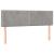 Pat box spring cu saltea, gri deschis, 140x200 cm, catifea GartenMobel Dekor