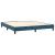 Pat box spring cu saltea, albastru închis, 180x200 cm, catifea GartenMobel Dekor