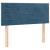 Pat box spring cu saltea, albastru închis, 90x200 cm, catifea GartenMobel Dekor