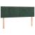 Pat box spring cu saltea, verde închis, 140x190 cm, catifea GartenMobel Dekor