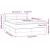 Pat box spring cu saltea, negru, 140x200 cm, catifea GartenMobel Dekor