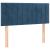Pat box spring cu saltea, albastru închis, 80x200 cm, catifea GartenMobel Dekor