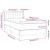 Pat box spring cu saltea, gri închis, 90x190 cm, catifea GartenMobel Dekor