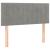 Pat box spring cu saltea, gri deschis, 90x200 cm, catifea GartenMobel Dekor